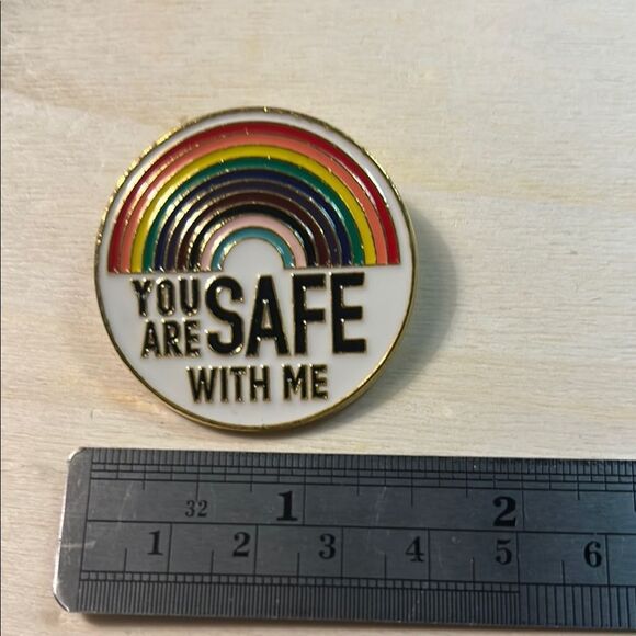 Rainbow Enamel Pin - Picture 2 of 3
